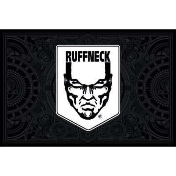 Ruffneck vlag Steampunk | zwart