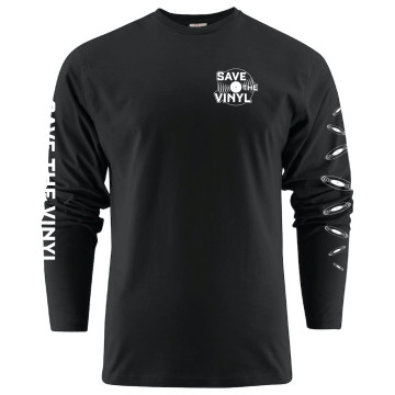  Save the Vinyl  longsleeve | noir