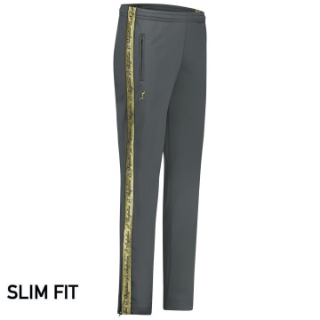 Pantalon Australian slim fit avec 2 fermetures éclair et passepoils dorés 3.0 | Anthracite