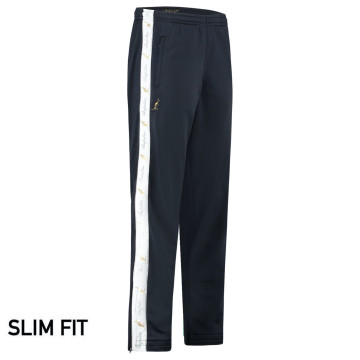 Australian broek slim fit met 2 ritsen en witte bies 3.0 | navy
