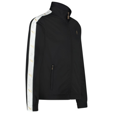 Veste slim Australian passepoilée blanche + big logo 3.0 | noir