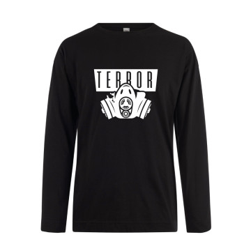 Hard-Wear Chemise à manches longues Terror Gas Mask | noir