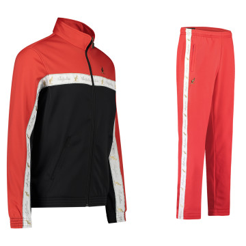 Survêtement Australian white piping 3.0 | black - red