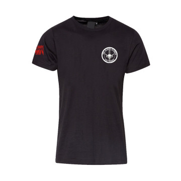 The Bloody Deamon logo vertical dans le dos | noir