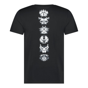 Ground Zero t-shirt paws | zwart