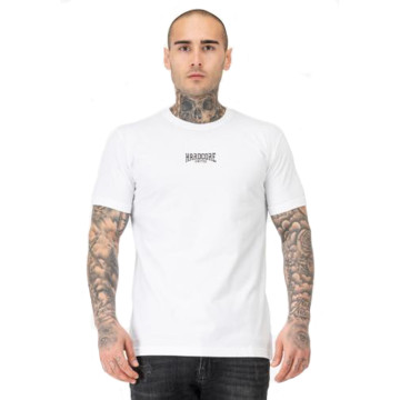 Hardcore United t-shirt skully | wit - zwart