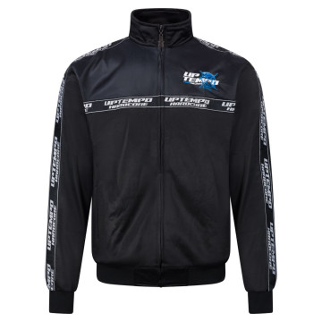 Uptempo trainingsjack French Inhale | zwart